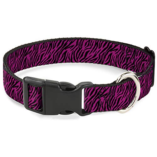 Collier chien réglable 16-58.4 cm Buckle Down fuchsia écran large Medium - 2