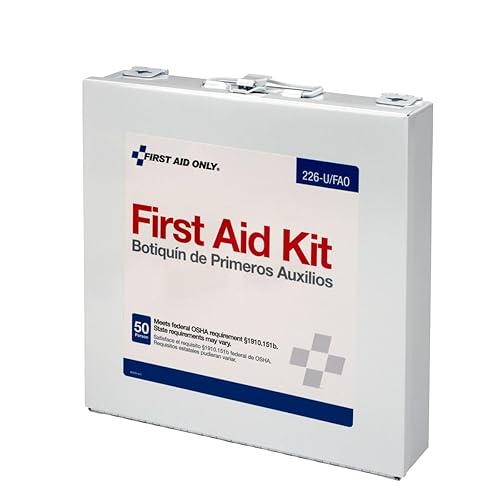Miniatura 3 de First Aid Only 226-U - Kit de primeros auxilios que cumple con la OSHA, kit de primeros auxilios de emergencia para 50 personas para negocios,