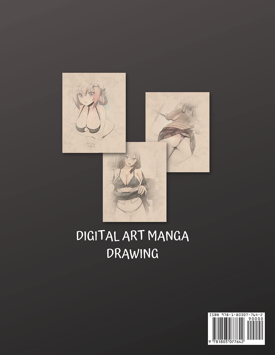 Digital Art Manga Drawing: Portraits of Erotic Manga Reproduced in Series for Framing.