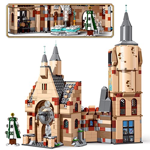 Educiro Harry Castle Toys Building Sets, Clock Tower Playset for Boys & Girls Toys Age 8-10, Best Collectible Birthday Gift Idea for Kids Aged 8 and up (866 Pieces)