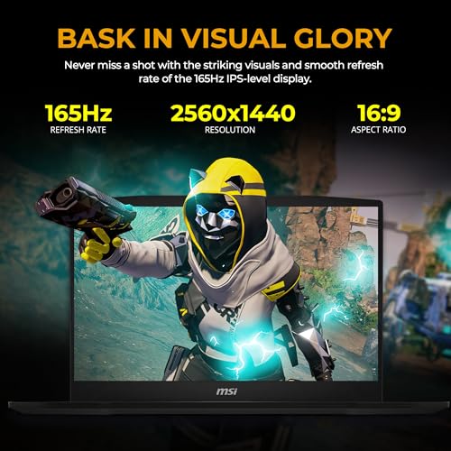 Image of msi Katana 15.6 inch 165Hz QHD Gaming Laptop, NVIDIA GeForce RTX 5070 8GB, 64GB DDR5 RAM, 5TB Storage(4TB SSD & 1TB Docking Station), Intel Core i7-14650HX, 4 Zone RGB Backlit Keyboard, Windows 11, Black