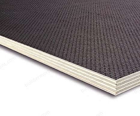 Panneau Contreplaqué Bouleau Phénolique Noir 12 Mm - Surface Antidérapante, Pour Plancher Remorque Ou échafaudage
