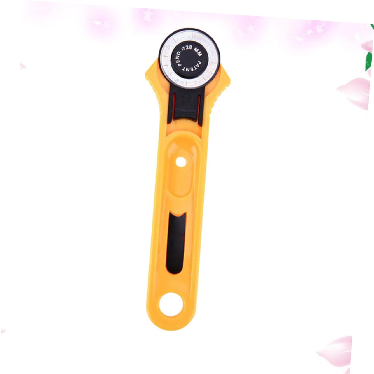 Angoily Rotary Wheel Cutter 2pcs Cutters for Fabric Leather Paper Soft-grip Handle Safety Lock Left/right Hand Use