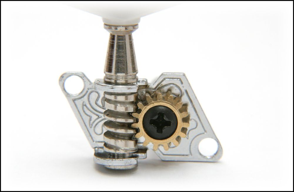 Cigar Box Guitar Parts: Shane Speal Signature Tuners for 4-string guitars - 2 left / 2 Right image 5