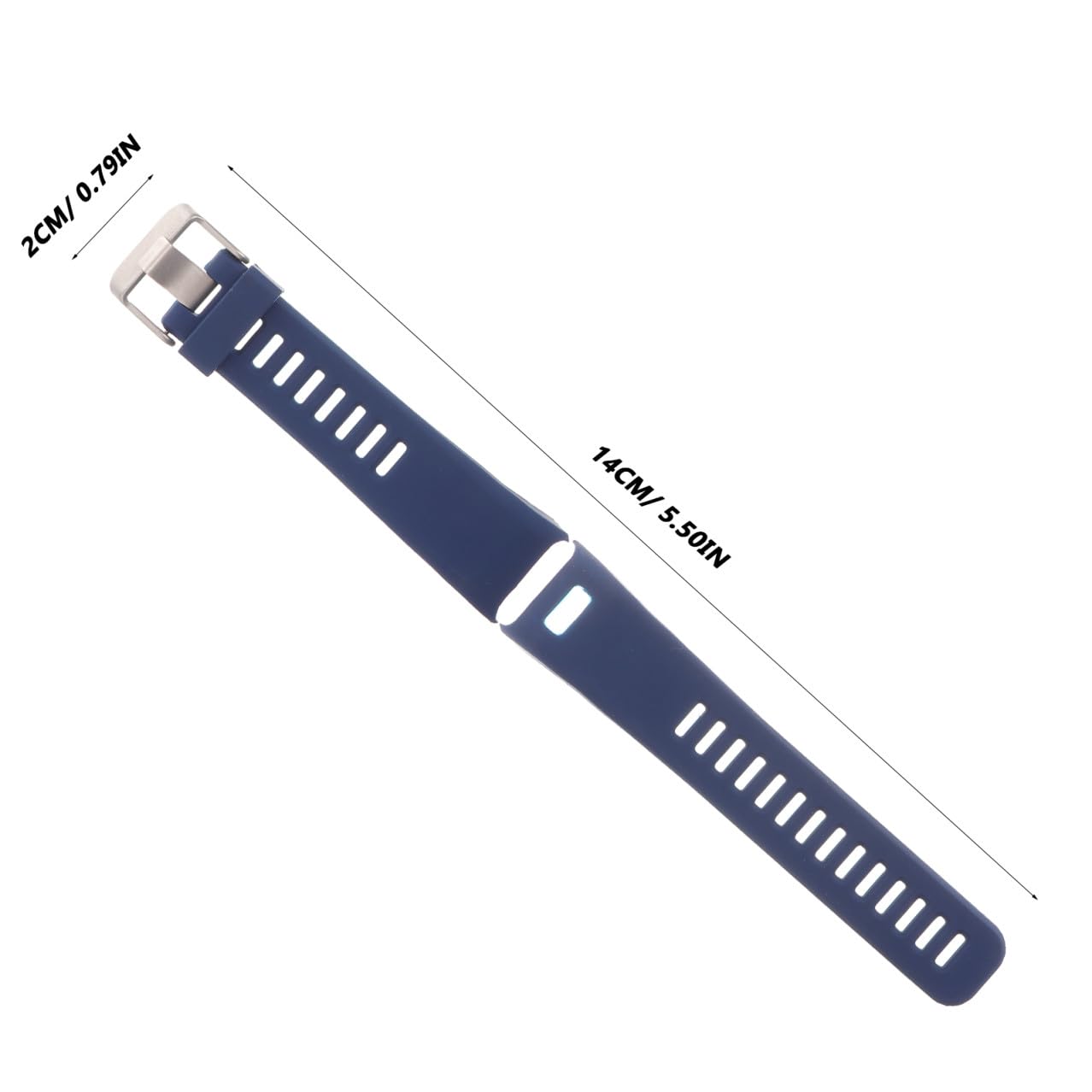 Alipis Silikon Armband für Fitness Tracker Hr mit Schnellverschluss