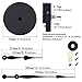 Hicarer DIY Large Clock Hands 3D Wall Clock for Kitchen Office and Home Art Decor Quartz Clock Movement Mechanism Accessories