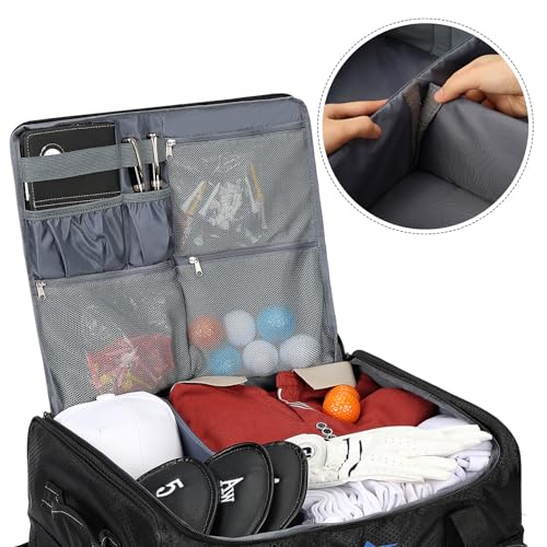 ZEEMO 2 Layer Golf Trunk Organizer