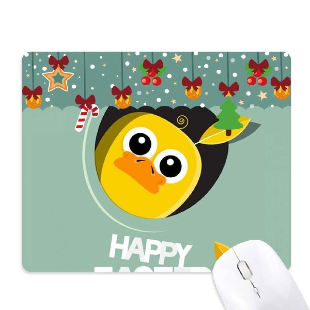 Tapis de jeu de bureau poussin jaune grand format tapis de Noël en caoutchouc - 5