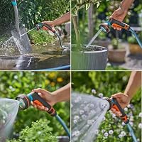 Gardena Classic Multifunktionsbrause Spritzen & Brausen: Classic Multifunktionsbrause, Zum Reinigen und Bewässern, Vier vielseitige Sprühbilder, Auf Langlebigkeit ausgelegt (18370-20) – Ansicht 7