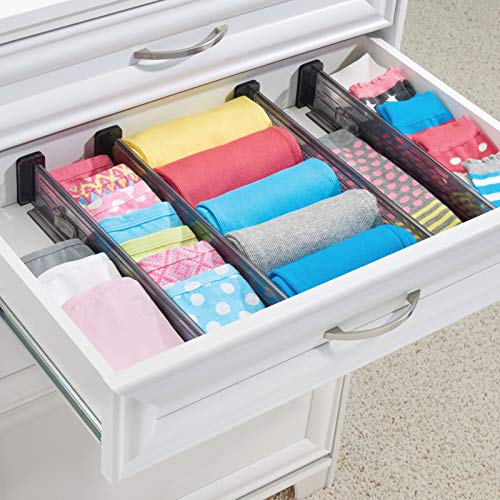 mDesign - Ladeverdeler in 2-delige set - lade-organizer - uitschuifbaar/nuttig/hoogwaardige kwaliteit - uiteinden met… - Image 4