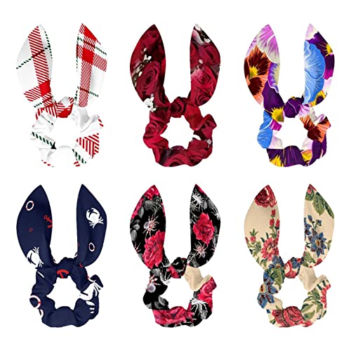 Chouchou cheveux noeud papillon élastique souple lot de 6 pour en finir avec les cheveux cassés