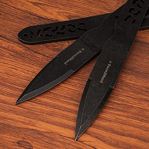 Throwing Knives, 3Pack Throwing Knives Set Stainless Steel Throwing Spikes, Outdoor Throwing Set With Nylon Sheath For Beginners Or An Expert Throwing, Throwing Products For Recreation And Competition(3 Pack) #TOP6