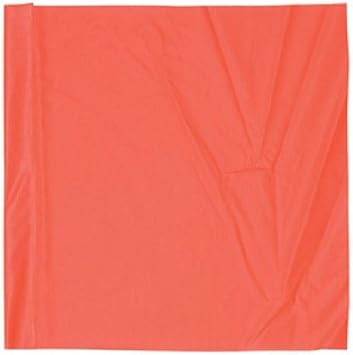 Safety Flag SF13 13-Inch Vinyl Red/Orange