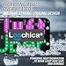 Loochica LED Light Sign for Car, Taxi Sign Light for Car Windshield, LED Decal with Suction Cups, USB Plug for Vehicle, Trucks, SUVs, Vans - 2 Color Switch(Pink & Green)