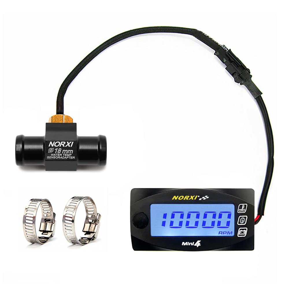 Compteur Universel YOOREAL - Thermomètre, Tachymètre Et Horamètre Pour Moteurs | Scooter, Moto, Tondeuse