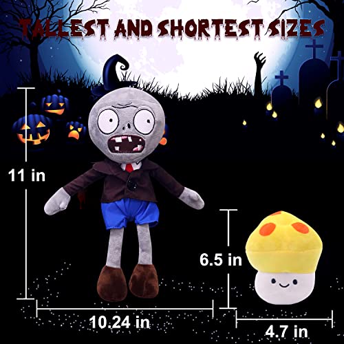 Maikerry 14Pcs Plants And Zombies Plush Vs Toys Sets Pvz Plush Stuffed Toys Soft Figure Doll Great Birthday Gifts For Boys And Girls #TOP3