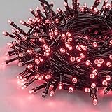  Catena luminosa 100 minilucciole 3mt LUCI ROSSE decorazione natalizia 2117