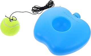 TOYANDONA 1 Juego Entrenador de Tenis Equipo Entrenamiento de Tenis capacitación máquina de Tenis práctica de Tenis reboteador portatil de Tenis Base del Tren de Tenis el plastico Azul