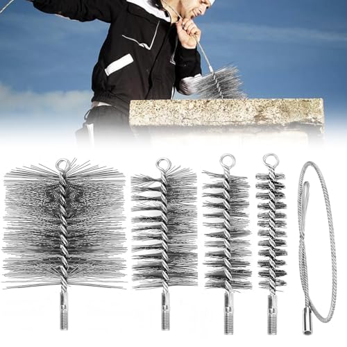 Cepillos De Tubo De Estufa,4 Piezas Cepillo