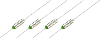 MECCANIXITY 4Pcs Metal Temperature Thermal Fuse RY113 113 °C 235.4°F 15A 250V Cutoff Thermal Fuse for Motor Transformer Electric Industrial Home Appliance