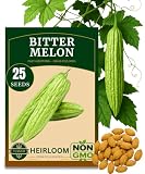 25+ Bitter Melon Seeds for Planting, Momordica Charantia, Bitter Gourd