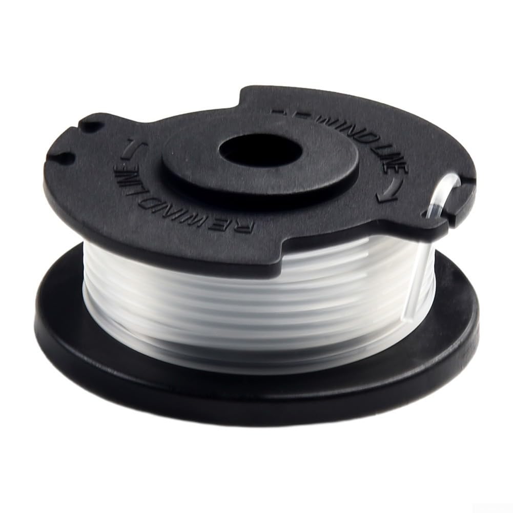 Bobine de fil de rechange en nylon pour débroussailleuse GE-CT 18/28 Li et 18/28 Li TC, 1,6 mm de diamètre, 5 m de longueur par bobine, recharges de cordes Eater (12 pièces)