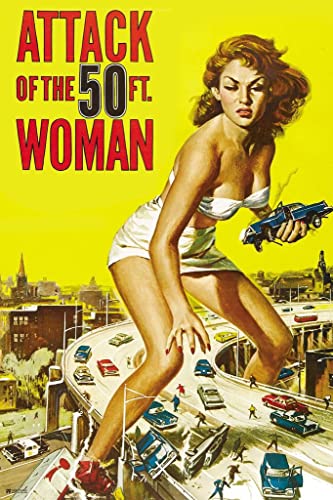 Attack of the 50 Foot Woman Classic Horror Movie Poster