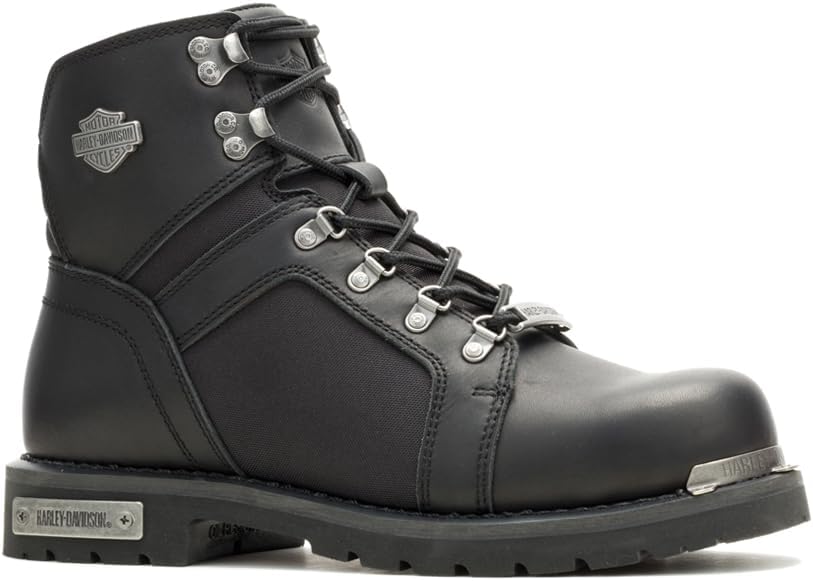Harley-Davidson Footwear Mens Edgefield Round Toe Lace Up Casual Boots Ankle