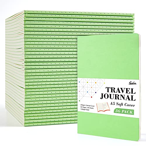 36 Pack Soft Cover Journal Bulk