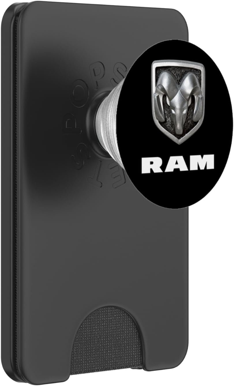 RAM Trucks Chrome Logo PopSockets PopGrip for MagSafe