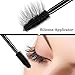 4D Fiber Lash Mascara by KASI - Waterproof Long Lasting Lashes Extensions Long Eyelashes Mascara with Free Eyelash Comb - Black