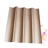 VERDANVERSE Backform Baguetteblech mit Luftlöchern Hitzebeständig Antihaftbeschichtet Langlebig...