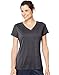 Hanes Sport Women's Heathered Performance V-Neck Tee