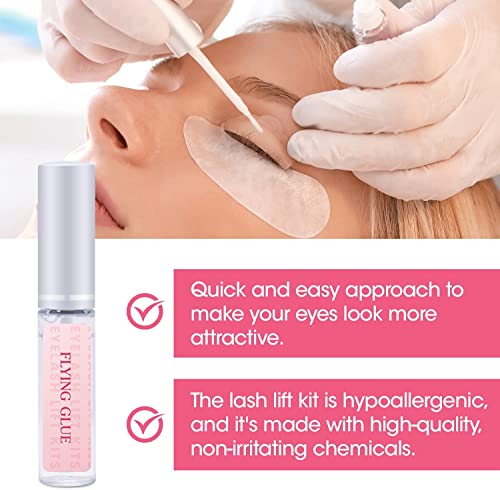 Breavo Lash Lift Kit Upgraded Version, Eyelash Perm Kit, Professional Eyelash Lash Extensions, Lash Curling, Semi-Permanent Curling Perming Wave Suitable For Salon #TOP3
