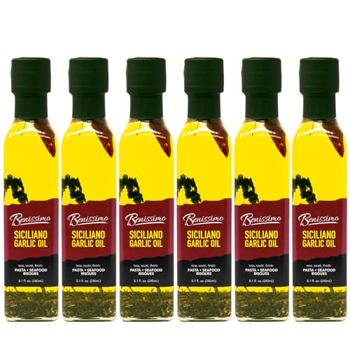 Benissimo Siciliano Garlic Oil 6 Pack 240 mL miniatura 1