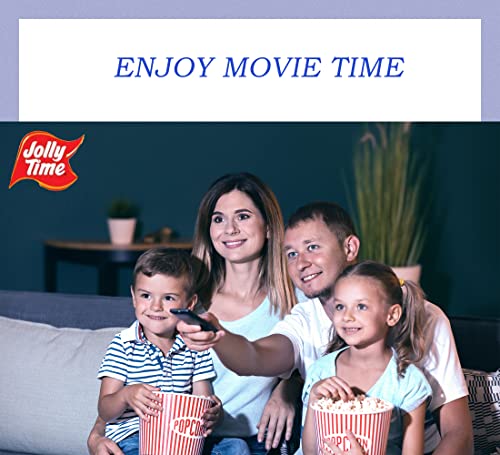 Jolly Time Gourmet Unpopped Popcorn Kernels. Value Size 4Lb Bag Includes 10 Free Popcorn Serving Bags.non Gmo,Gluten Free, 100% Whole Grain, High Fiber #TOP1