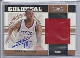 Evan Turner 2010-11 National Treasures Colossal Jumbo Jersey Auto Rc #d 40/49 - Basketball Autographed Game Used Cards
