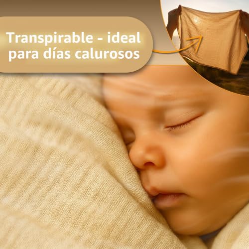 Miniatura 3 de Tela Muselina Por Metros 2 M X 160 Cm - Telas Para Costura Patchwork Decoracion Y Manualidades Ideal Para Proyectos De Costura Creativa Y Ropa Hogar Disfraces Oeko-Tex Beige Claro