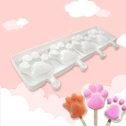 Miniatura 6 de Moldes de silicona para paletas  Suave y liso para hacer helados y dulces, antiadherentes y de fácil liberación, tipo 2