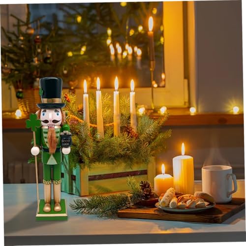 Casse-Noisette Irlandais Soldat Vert 15 Pouces Objet de Décoration