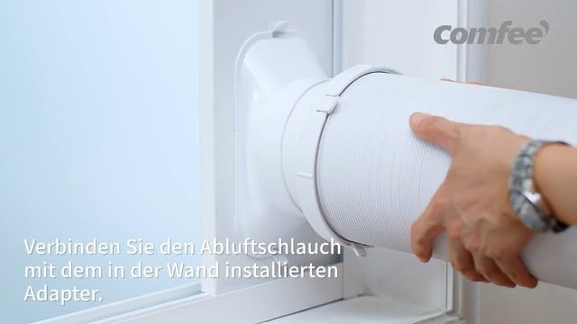 Bild 5 - Comfee Mobiles Klimagerät MPPHA-05CRN7, 5000 BTU 1,4kW, Kühlen&Ventilieren&Entfeuchten, Raumgröße bis 49m³(18㎡), Mobile Klimaanlage mit Abluftschlauch