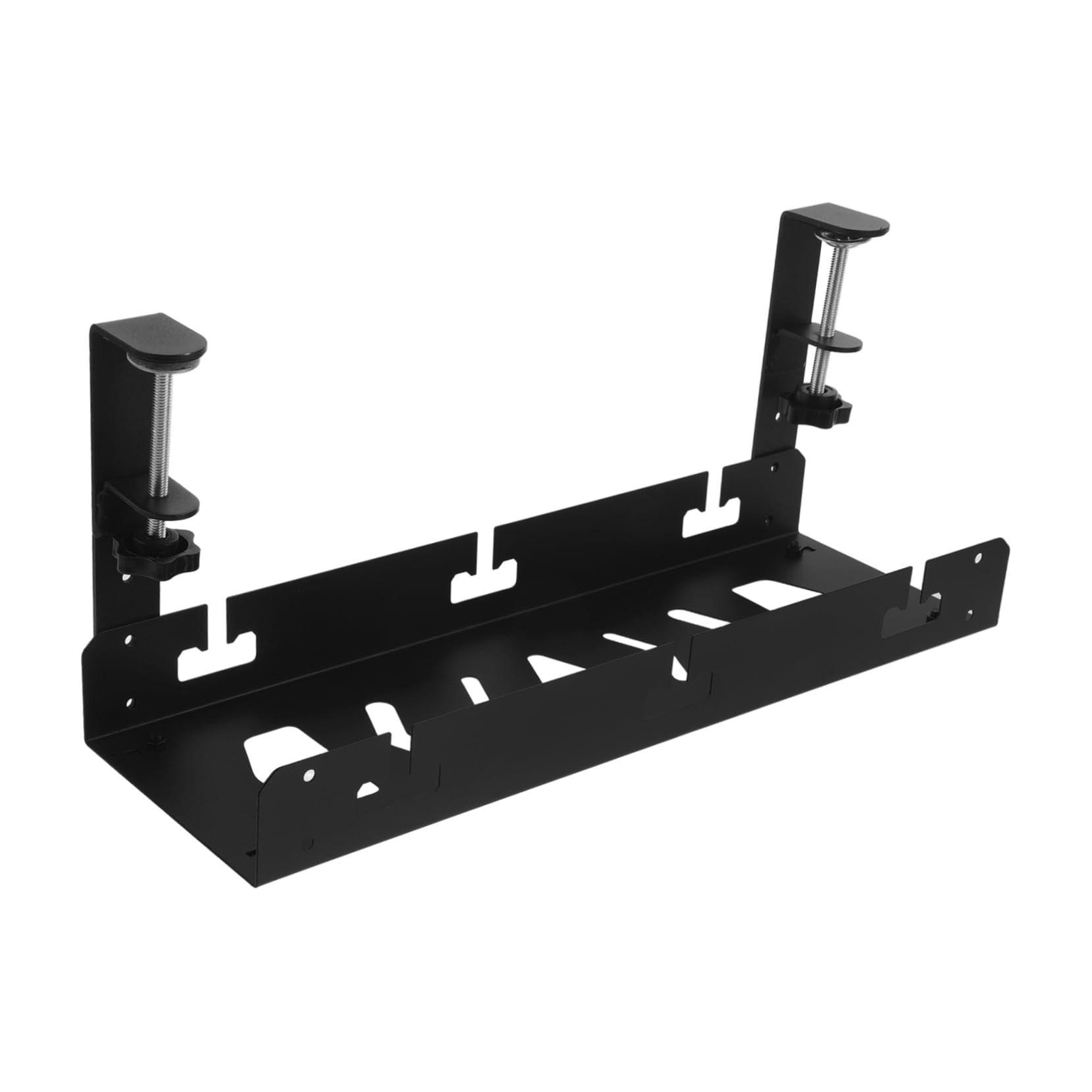 Gadpiparty Vassoio Portacavi Efficiente Sotto La Scrivania Organizzatore Di Cavi Funzione Di Dissipazione Del Calore