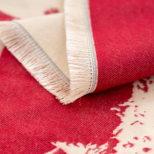 Soft Silky Pashmina Shawl Wrap for Women,Paisley & Floral Scarf with Fringe, Warm Winter Wrap for Wedding & Travel4