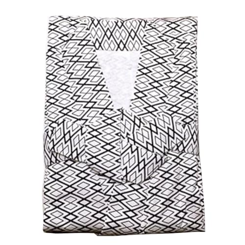 FANCYPUMPKIN Men's Japanese Kimono Printed Yukata Cotton Bathrobe