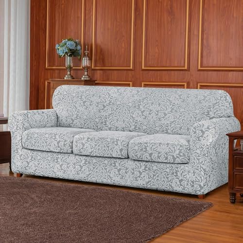 Subrtex SOFA COVER8 Jacquard Damask Sofa Slipcover thumb #1