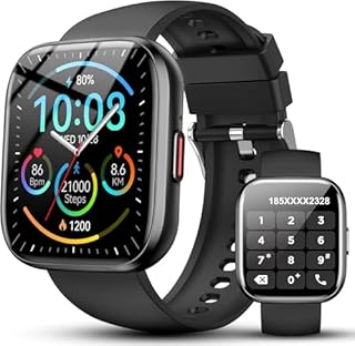 Ddidbi Smartwatch Uomo Donna, 1,85'' Orologio Smartwatch con Effettua/Risposta Chiamate, 112 Modalità Sportive Fitness Tracker con Sonno/Cardiofrequenzimetro, IP68 Smart Watch per Android iOS