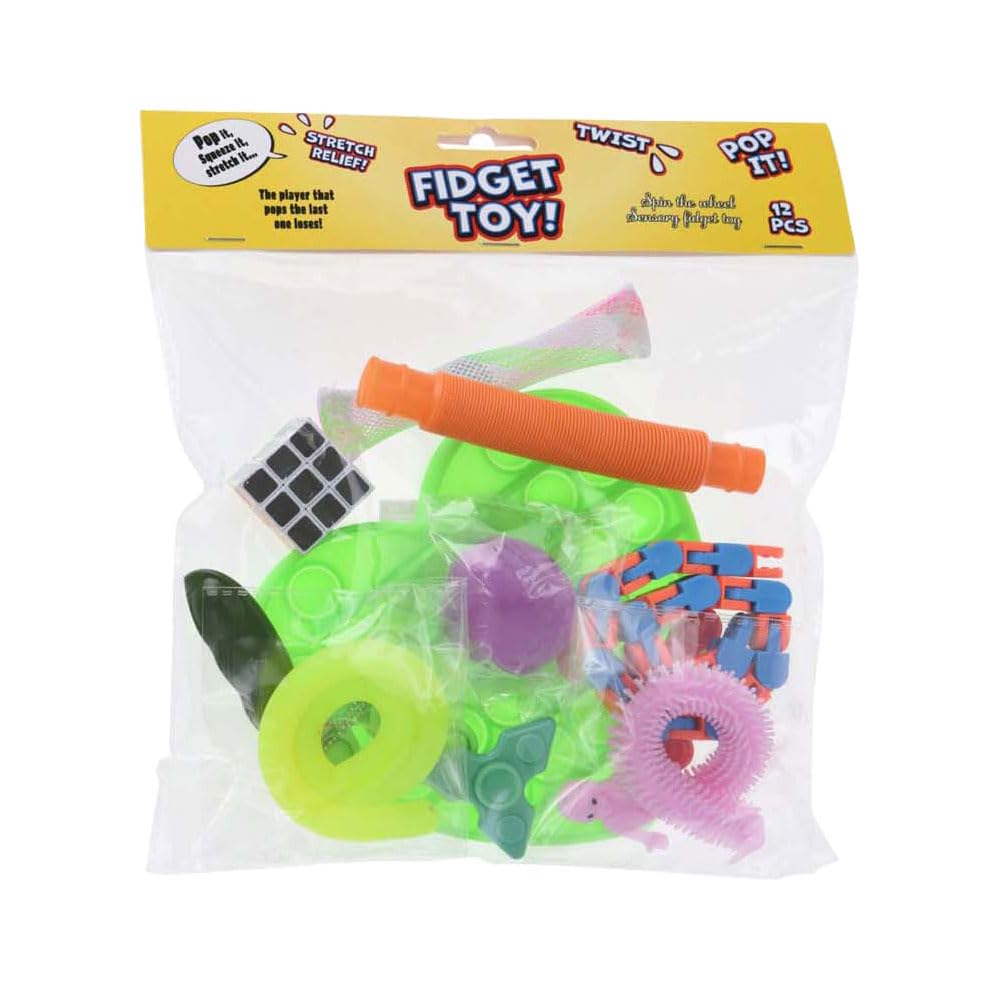 Fidget Toy Set Giocattolo Sensoriale Colorato 12 Pezzi