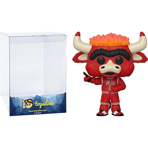 Benny T H E Bull: P O P ! Mascot Vinyl Figurine Bundle With 1 Compatible 'Toysdiva' Graphic Protector (003 - 52162 - B)