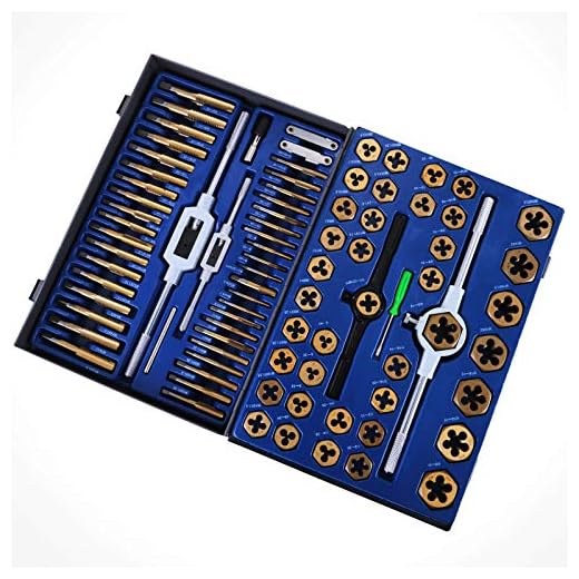 VEVOR 86PCS Tap and Die set, Tap and Die Set Metric and Standard, SAE and Metric Tap and Die Set With Storage Case, Large Tap and Die Set, Tap Set Include Metric Size M3 to M16 and SAE Size