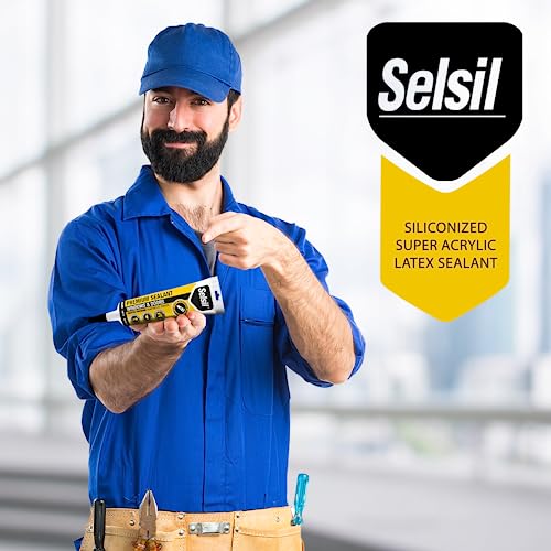 Selsil ALC-160 Siliconized Super Acrylic Latex Sealant, Indoor & Outdoor Paintable Caulk thumb #6